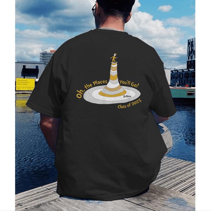 Oh The Places You’Ll Go 2025 Graduation Men's Back Print T-Shirt