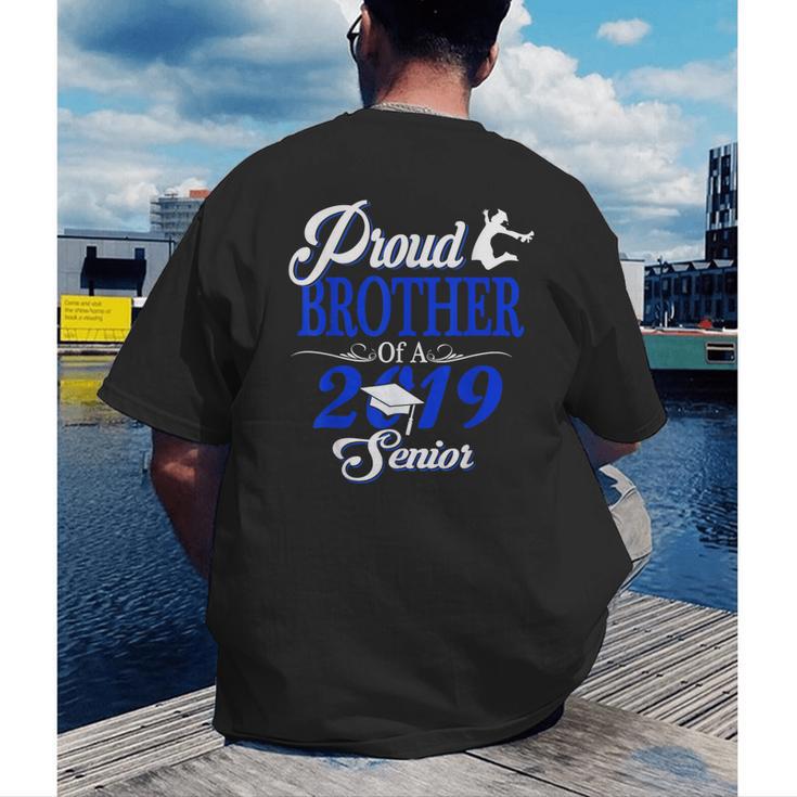 Proud BROTHER Of A Class 2019 Senior Tshirt Graduation Men's Back Print T-Shirt