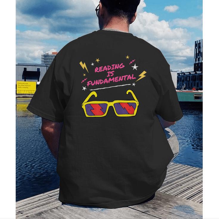 Reading Is Fundamental Shirt Drag Queen Book Lovers Men's Back Print T-Shirt Reading Is Fundamental Shirt Drag Queen Book Lovers Men's Back Print T-Shirt