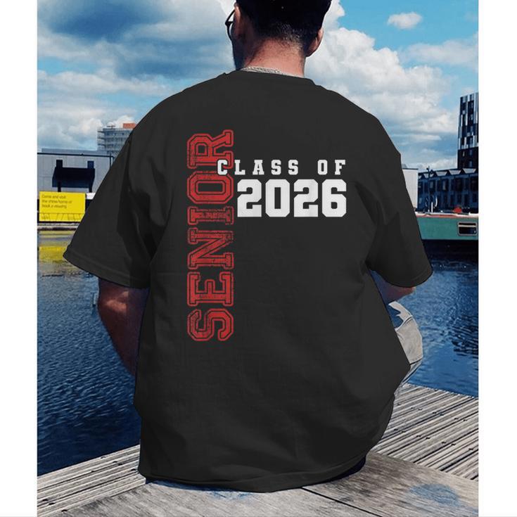 Senior Class Of 2026 Graduation Grad 26 Men's Back Print T-Shirt
