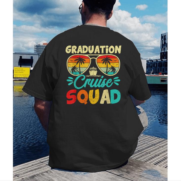Summer Vacation Graduation Cruise Squad 2026 Matching Men's Back Print T-Shirt