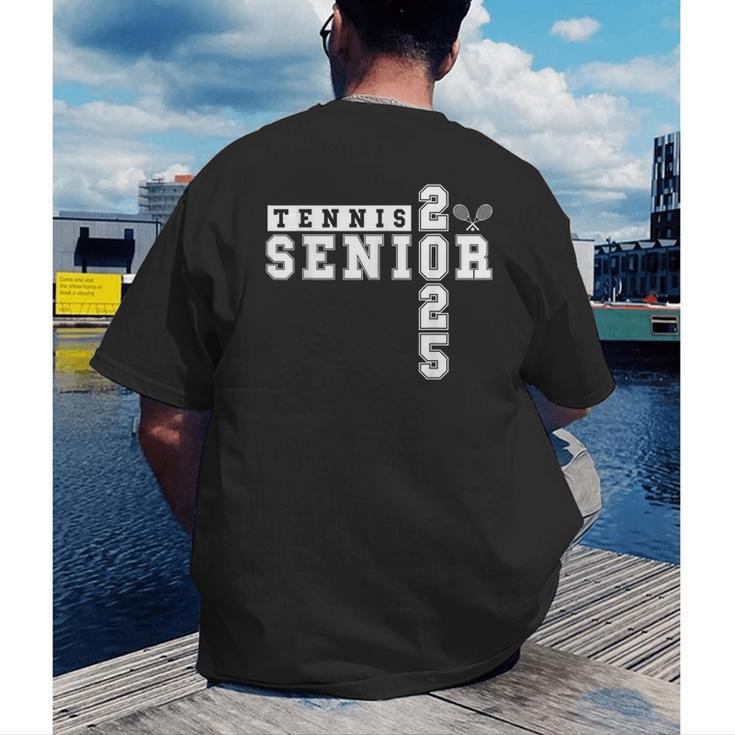 Tennis Senior Night Tennis Senior 2025 Graduation 3 Men's Back Print T-Shirt