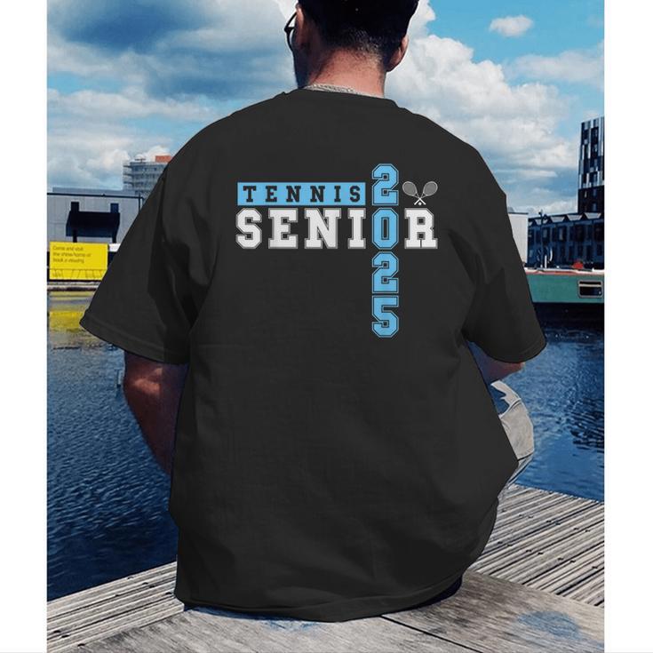 Tennis Senior Night Tennis Senior 2025 Graduation 33 Men's Back Print T-Shirt