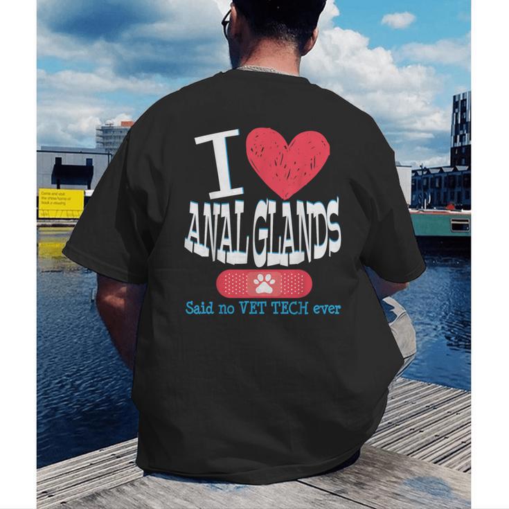 Veterinary Technician Graduation Shirt Vet Tech Men's Back Print T-Shirt