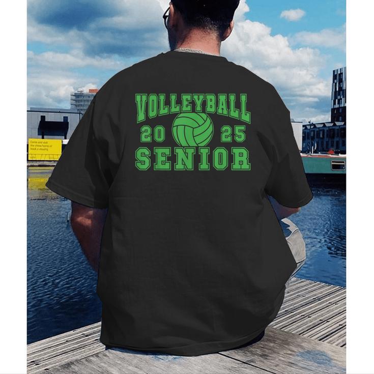 Volleyball Senior Night Volleyball Senior 2025 Graduation 16 Men's Back Print T-Shirt