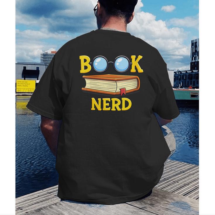 Women's Adorable Book Nerd Typography Minimalist Library Lover Men's Back Print T-Shirt Women's Adorable Book Nerd Typography Minimalist Library Lover Men's Back Print T-Shirt