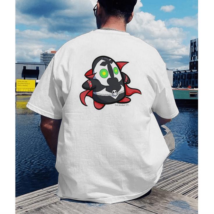 BODO Spawn Character Comic Book Shirt Premium Tri-Blend Men's Back Print T-Shirt