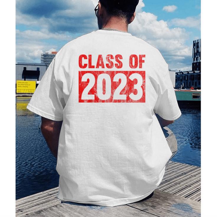 Class Of 2023 Future Graduation Tee Men's Back Print T-Shirt