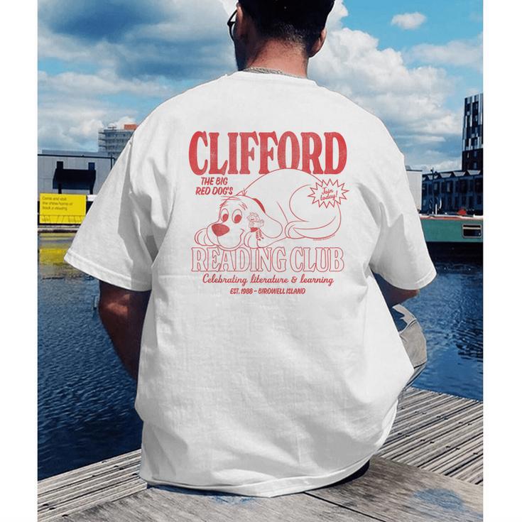 Clifford The Big Red Dog Reading Club Est 1988 Kids Books Men's Back Print T-Shirt