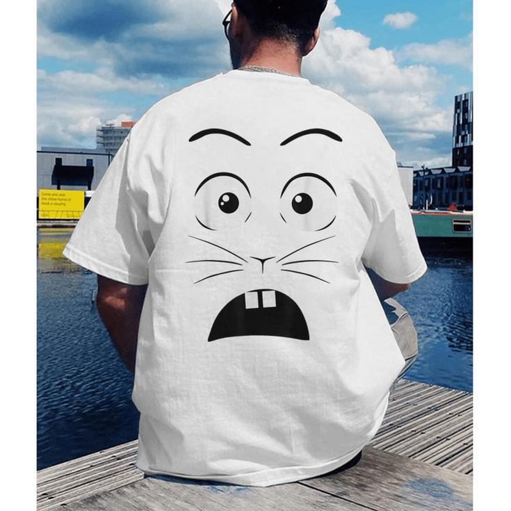 Creepy Carrots Halloween Book Character Costume Men's Back Print T-Shirt Creepy Carrots Halloween Book Character Costume Men's Back Print T-Shirt