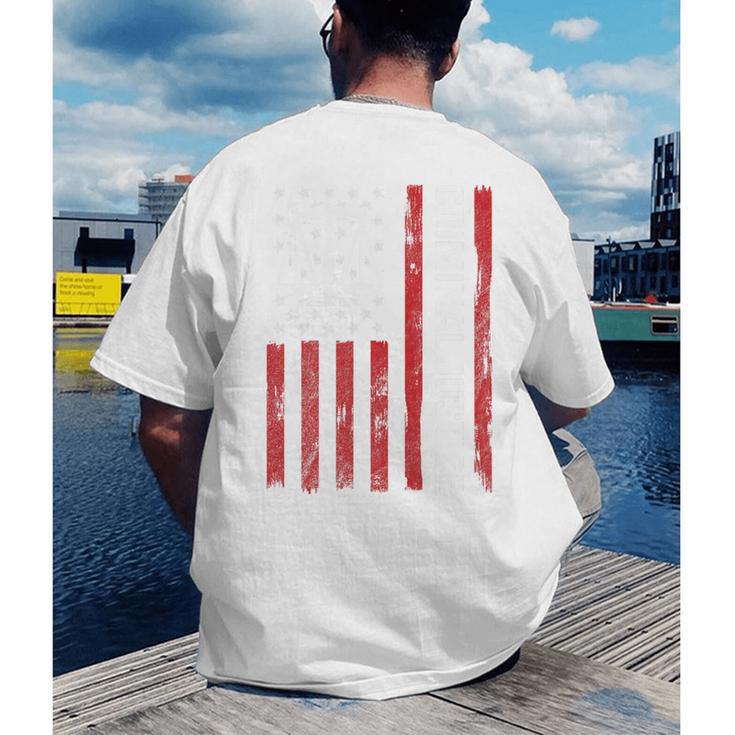 Criminal Justice Major College Student Graduate Graduation Premium Men's Back Print T-Shirt