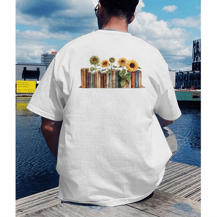 I'm With The Banned Read Banned Books Bookworm Men's Back Print T-Shirt