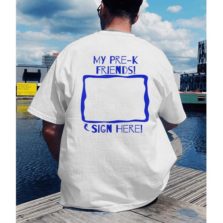 Interactive Preschool GraduationShirt Men's Back Print T-Shirt