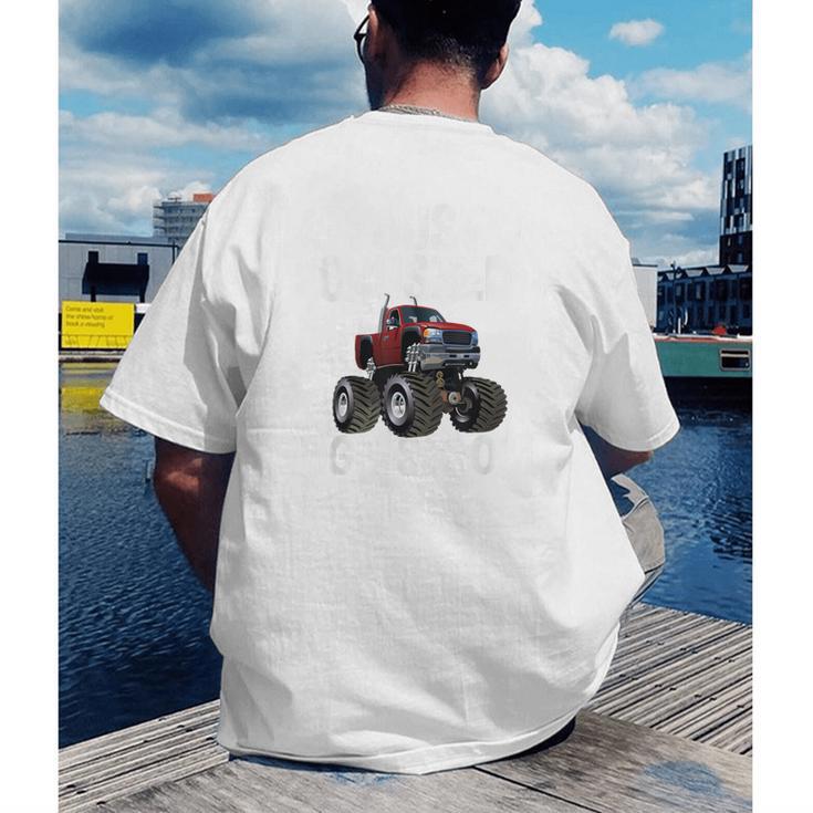 I Just Crushed High School Graduation Monster Truck Shirt Men's Back Print T-Shirt