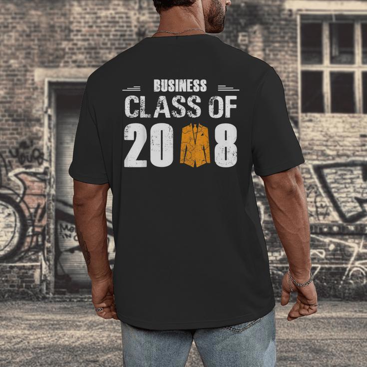 2018 Business Graduation Shirt Business Major Men's Back Print T-Shirt