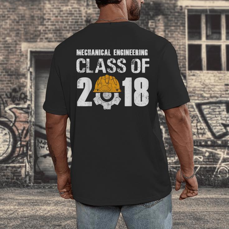 2018 Mechanical Engineering Graduation Shirt Mechanic Men's Back Print T-Shirt