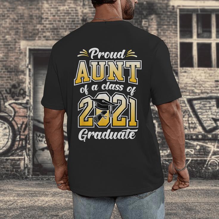 2021 Graduation Shirts For Family 2021 Graduation For Aunt Men's Back Print T-Shirt