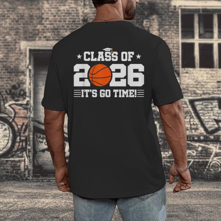 2026 Basketball Player 2026 Graduation Class Of 2026 Men's Back Print T-Shirt