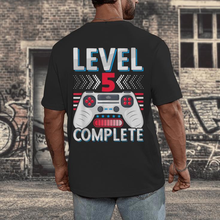 5th Grade Graduation Elementary School Graduate Level 5 Men's Back Print T-Shirt