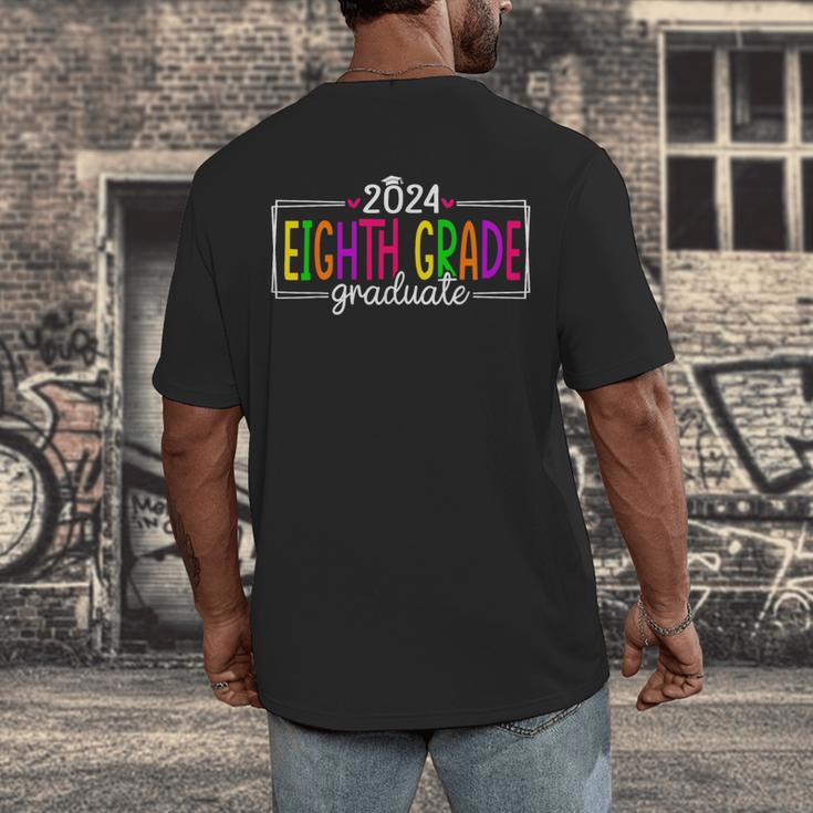 8th Grade Graduate 2024 Graduation Last Day Of School Men's Back Print T-Shirt