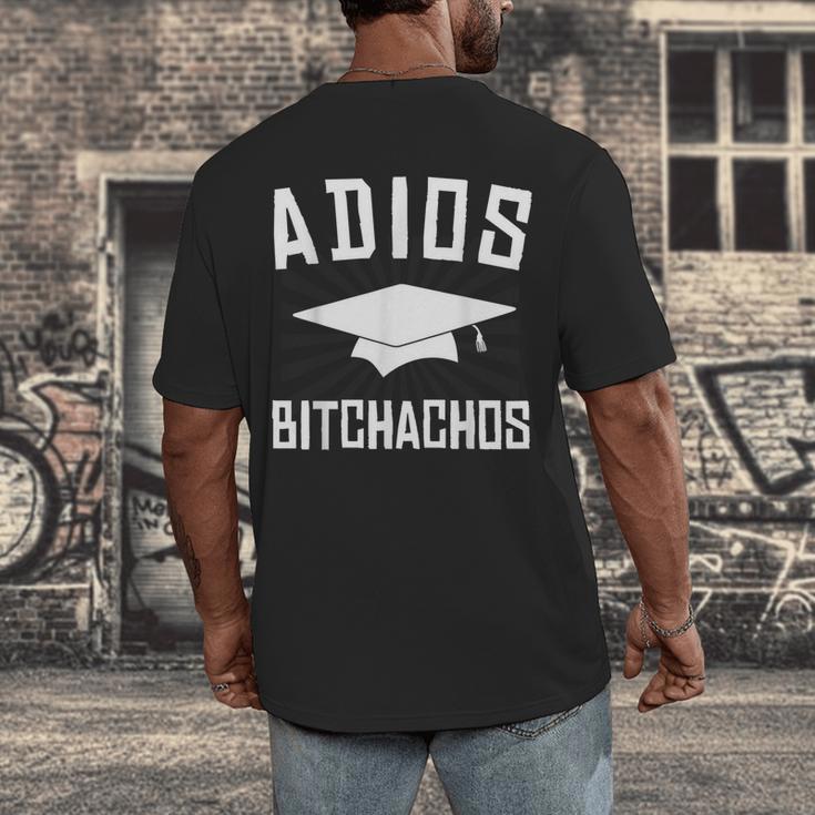 Adios Bitchachos Graduation Men's Back Print T-Shirt
