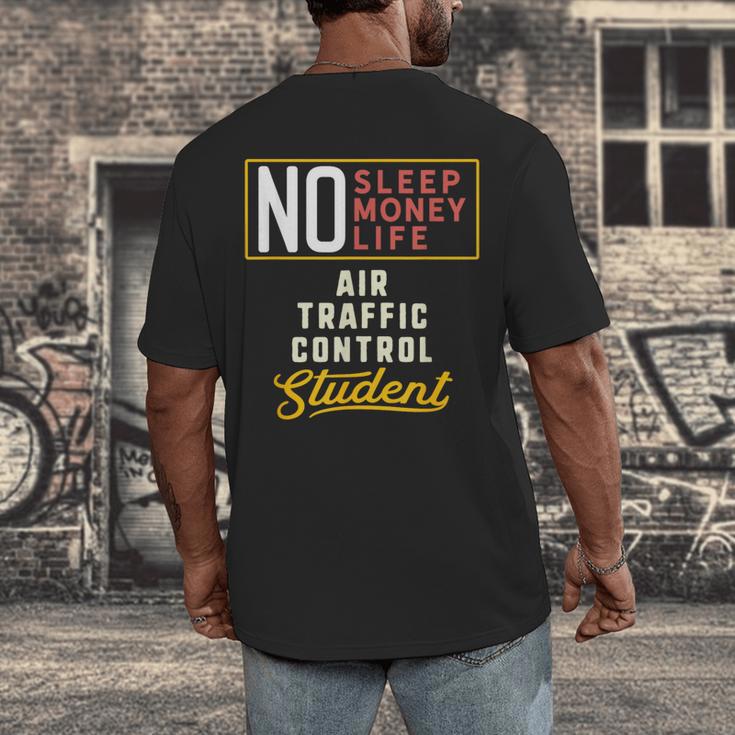 Air Traffic Control Major Student Shirt Graduation Men's Back Print T-Shirt