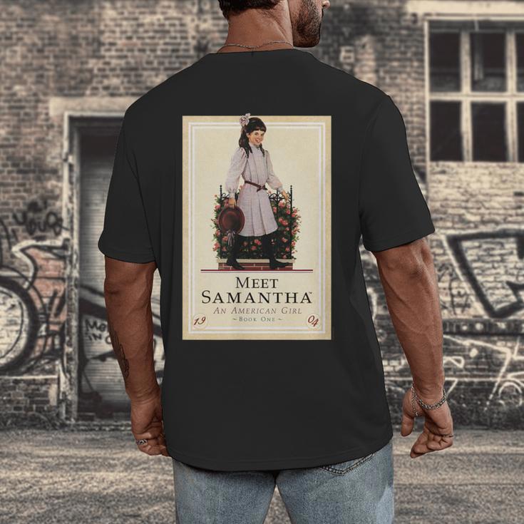 American Girl Meet Samantha Book Cover Men's Back Print T-Shirt