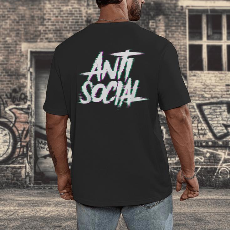 Anti Social Anti Social Club Introvert People Hate Men's Back Print T-Shirt