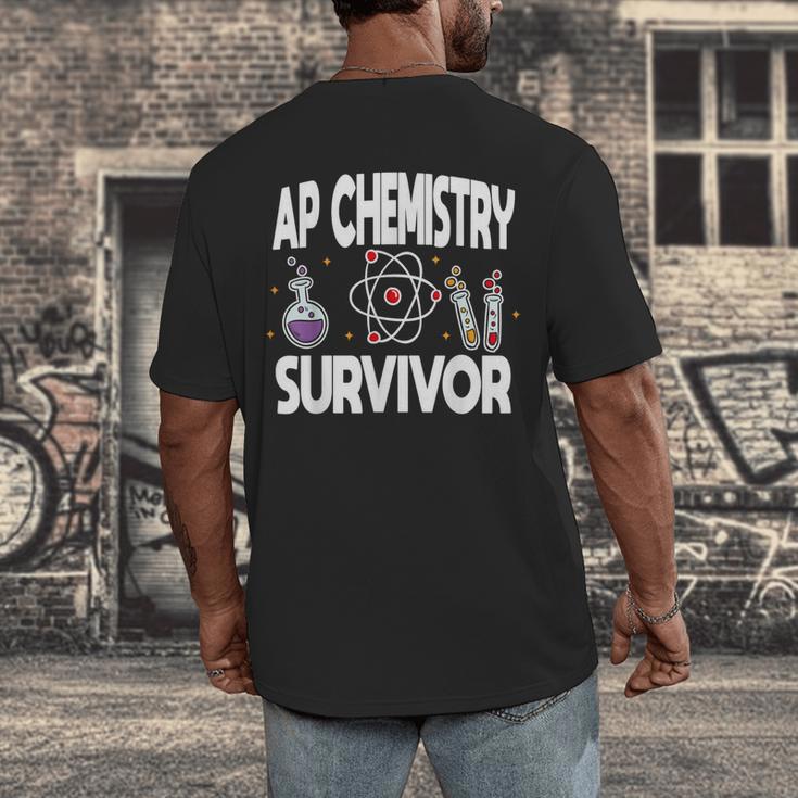 AP Chemistry Survivor Graduation 2024 High School Men's Back Print T-Shirt