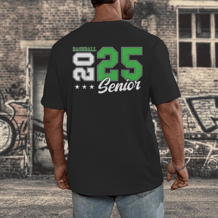 Baseball Senior Night Baseball Senior 2025 Graduation 61 Men's Back Print T-Shirt