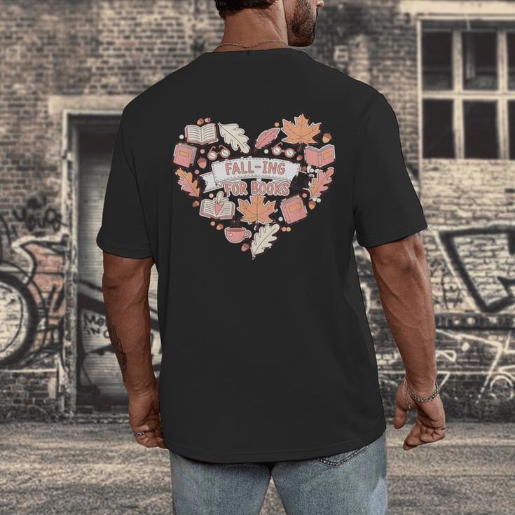 Big Book And Fall Heart Men's Back Print T-Shirt Big Book And Fall Heart Men's Back Print T-Shirt