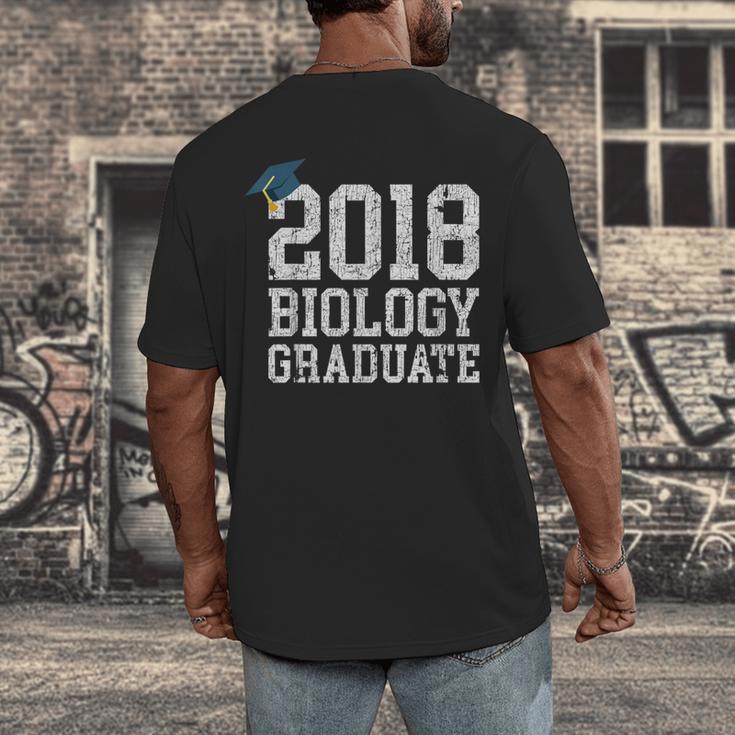 Biology Graduation Shirt 2018 Science Biology Graduate Men's Back Print T-Shirt