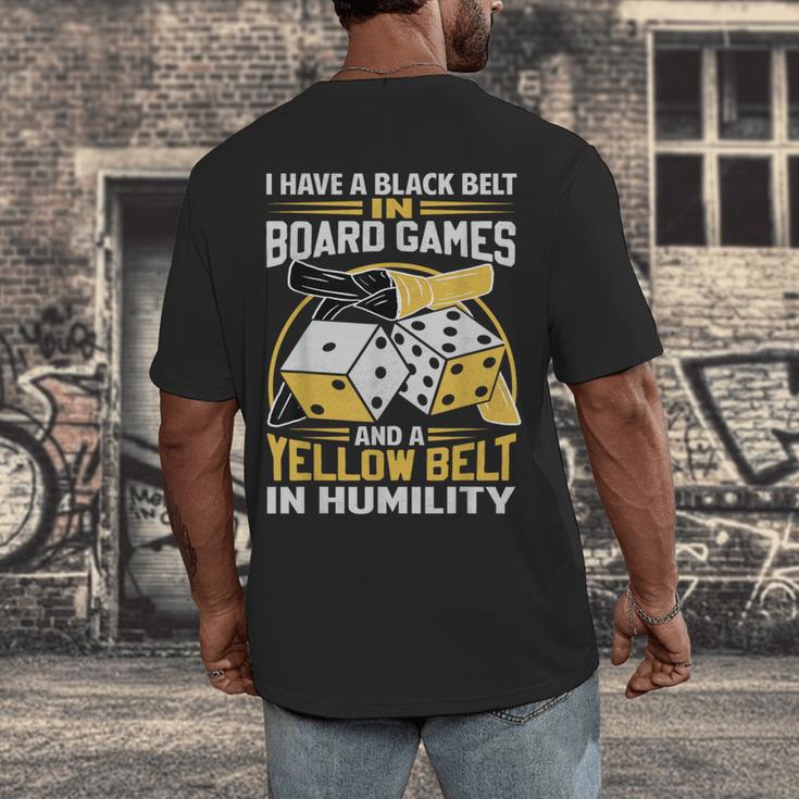 Board Game Saying Shy Introvert Geeks Men's Back Print T-Shirt Board Game Saying Shy Introvert Geeks Men's Back Print T-Shirt