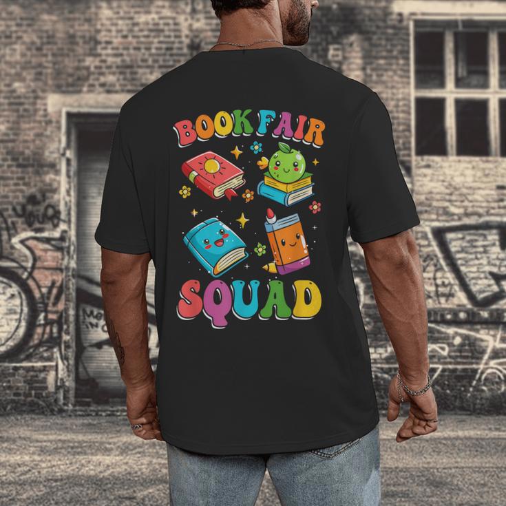 Book Fair Squad Men's Back Print T-Shirt