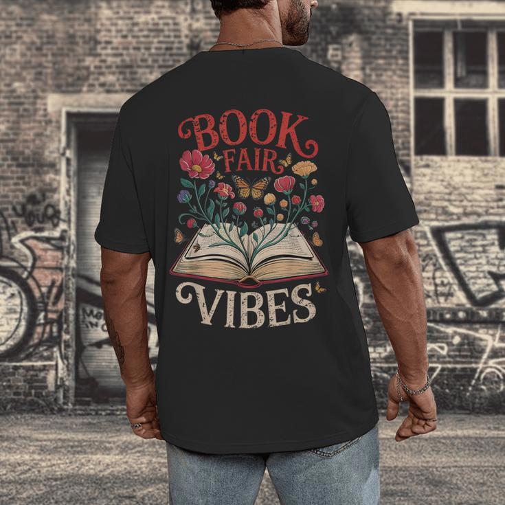 Book Fair Vibes Men's Back Print T-Shirt Book Fair Vibes Men's Back Print T-Shirt