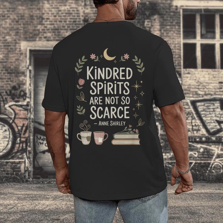 Book Lover Friend Quote Anne Men's Back Print T-Shirt