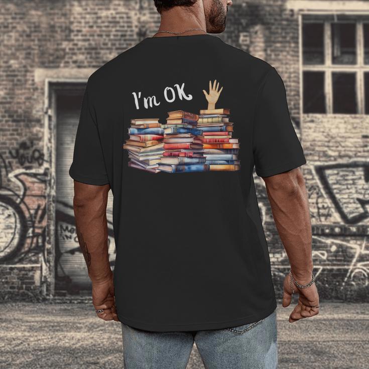 Book Lover For Women Readers Teacher Librarian Men's Back Print T-Shirt Book Lover For Women Readers Teacher Librarian Men's Back Print T-Shirt
