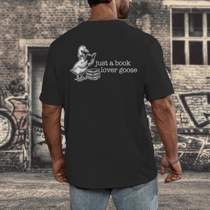 Bookish Club Silly Lover Book Reader Reading Gift Men's Back Print T-Shirt