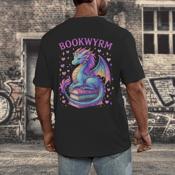 Bookwyrm Just a Girl Who Loves Dragons Books Dragon Reader Men's Back Print T-Shirt Bookwyrm Just a Girl Who Loves Dragons Books Dragon Reader Men's Back Print T-Shirt