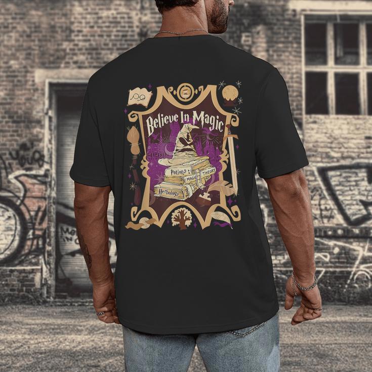 Castle Book Book Lovers Tees Family Vacation Bookworm Men's Back Print T-Shirt Castle Book Book Lovers Tees Family Vacation Bookworm Men's Back Print T-Shirt