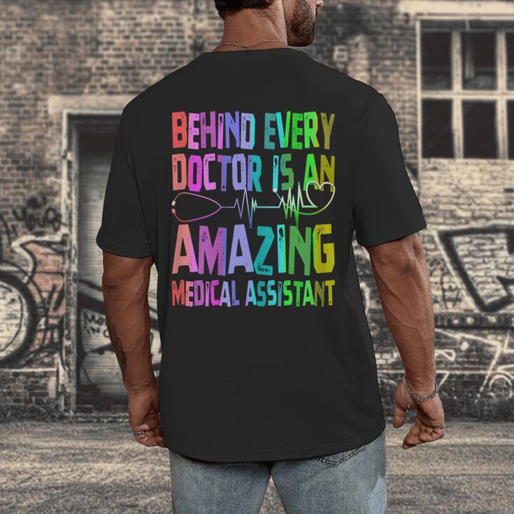 Certified Medical Assistant CMA Graduation Men's Back Print T-Shirt