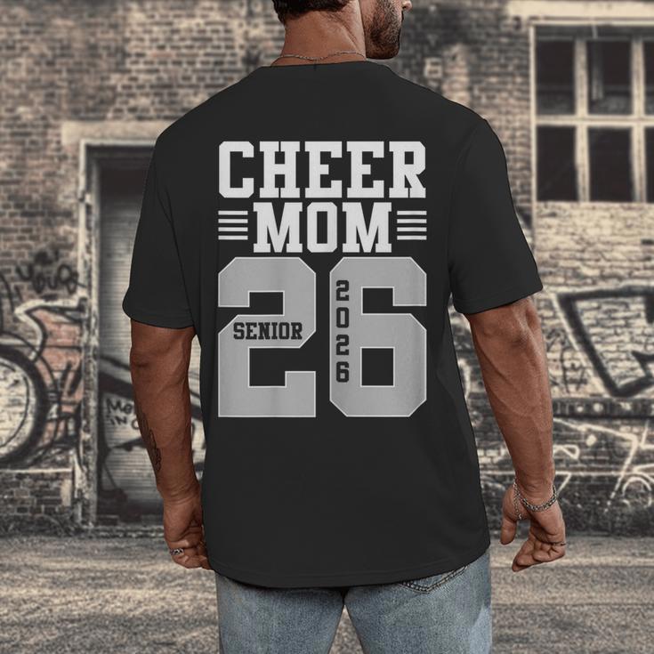 Cheer Mom Senior 2026 Cheerleaders Graduation Mother Men's Back Print T-Shirt