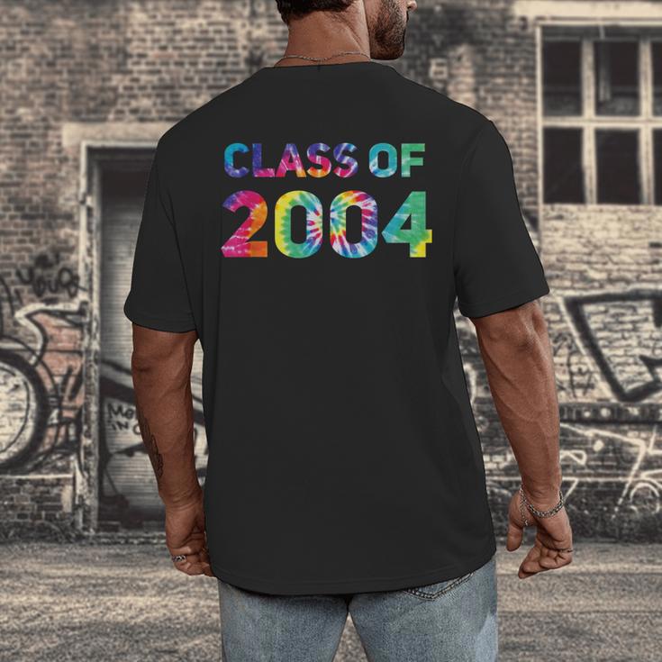 Class Of 2004 School Reunion College Highschool Graduation Men's Back Print T-Shirt