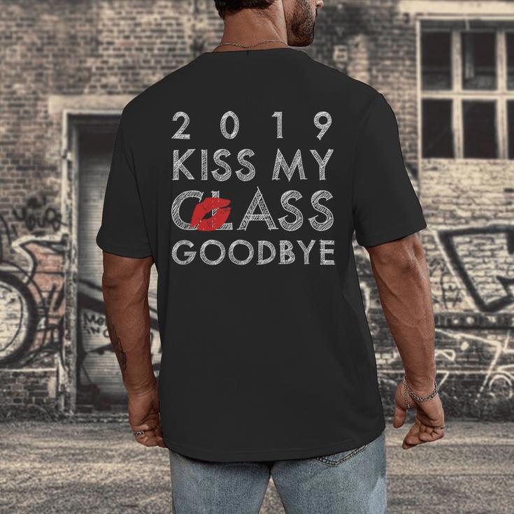 Class Of 2019 Pretty High School Senior GraduationShirt Men's Back Print T-Shirt