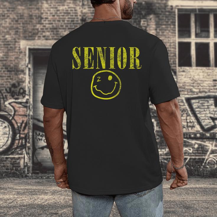 Class Of 2020 Senior 90s Grunge Graduation Men's Back Print T-Shirt