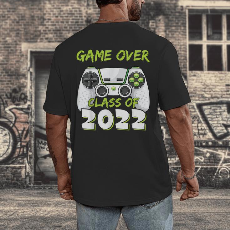 Class Of 2022 Graduate Senior 2022 Graduation Men's Back Print T-Shirt