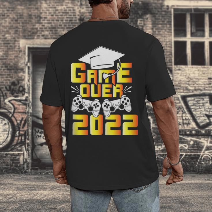 Class Of 2022 Graduation Gamer Video Console Graduate Class Men's Back Print T-Shirt