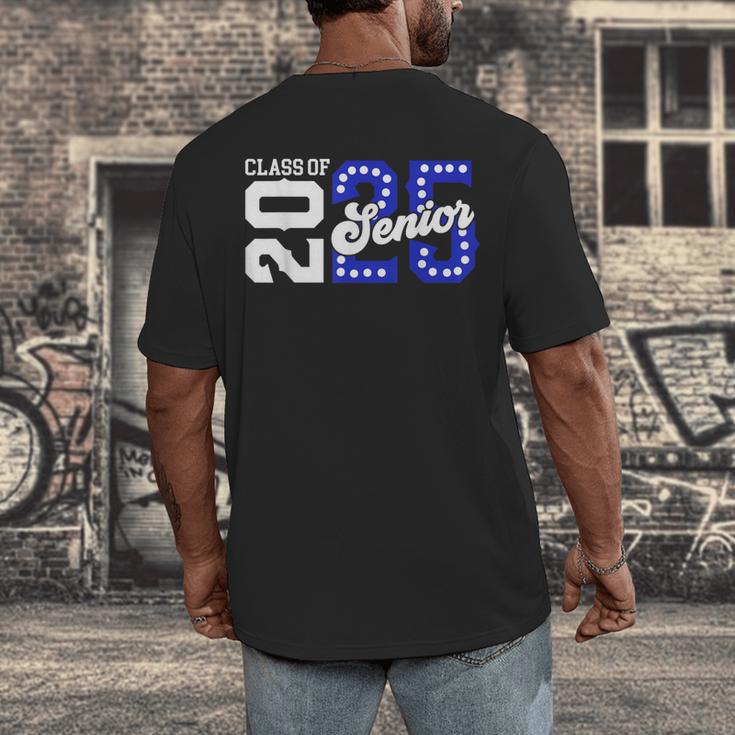Class Of 2025 Senior 2025 Back To School Graduation Party Men's Back Print T-Shirt