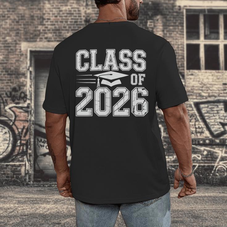 Class Of 2026 Graduation Senior School Pride Men's Back Print T-Shirt