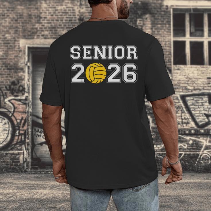 Class Of 2026 Graduation Waterpolo Senior 2026 Water Polo Men's Back Print T-Shirt